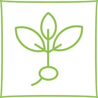 Seedling Icon Design vector