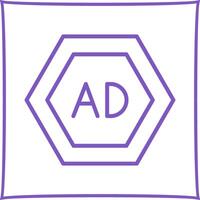 Ad Blocker Icon Design vector