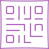 QR Code Icon Design vector