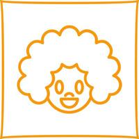 Clown Face Icon Design vector