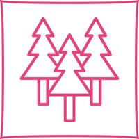 Evergreen Tree Icon Design vector