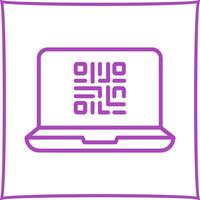 QR Code Scanner App Icon Design vector
