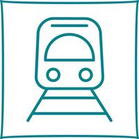 Light Rail Icon Design vector