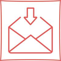Receive Icon Icon Design vector