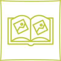 Memory Book Icon Design vector