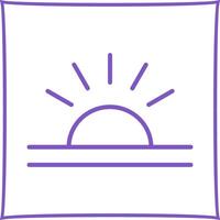 Sunrise Icon Design vector