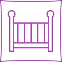 Nursery Cots Icon Design vector