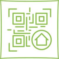 QR Code Menu Icon Design vector