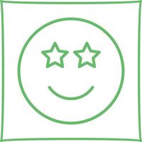 Star-Struck Icon Design vector