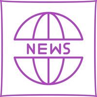 News Website Icon Design vector