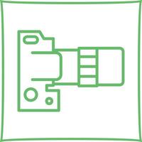 DSLR Essentials Icon Design vector