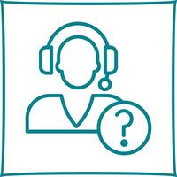Help Request Icon Design vector