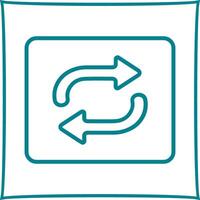 Repeat Button Icon Design vector