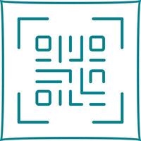 QR Code Generator Icon Design vector
