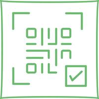 QR Code Link Icon Design vector