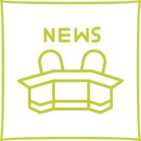 Newsroom Icon Design vector