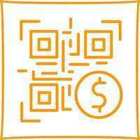 QR Code Payment Icon Design vector