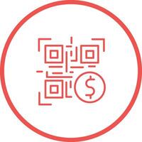 QR Code Payment Icon Design vector