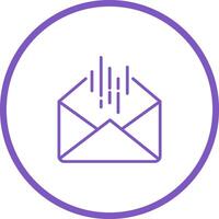 Mail Sorting Icon Design vector