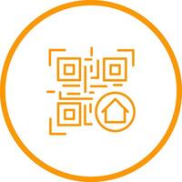 QR Code Menu Icon Design vector