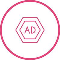 Ad Blocker Icon Design vector