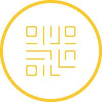 QR Code Icon Design vector
