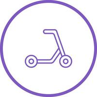 Kick Scooter Icon Design vector