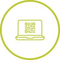 QR Code Scanner App Icon Design vector