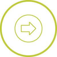 Right Arrow Icon Design vector