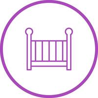 Nursery Cots Icon Design vector