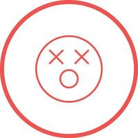 Dizzy Face Icon Design vector