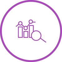 Data Analytics Icon Design vector