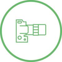 DSLR Essentials Icon Design vector