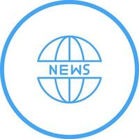 News Website Icon Design vector