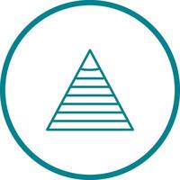 Pyramid Graph Icon Design vector