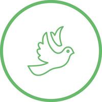 Dove of Peace Icon Design vector
