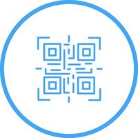 QR Code Reader Icon Design vector
