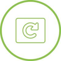 Refresh Symbol Icon Design vector