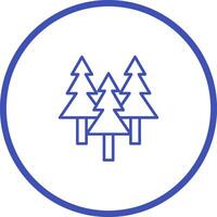 Evergreen Tree Icon Design vector