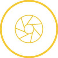 Aperture Artifacts Icon Design vector