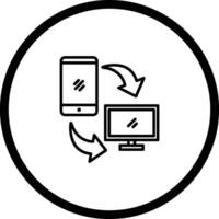 Synchronization Icon Design vector