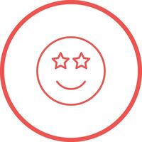 Star-Struck Icon Design vector