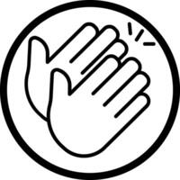 Clapping Hands Icon Design vector