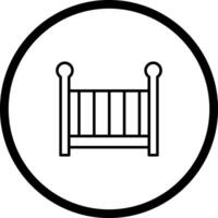 Nursery Cots Icon Design vector