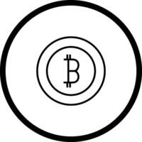 Bitcoin Icon Design vector