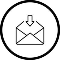 Receive Icon Icon Design vector