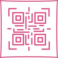 QR Code Reader Icon Design vector