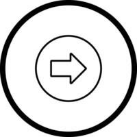 Right Arrow Icon Design vector
