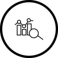 Data Analytics Icon Design vector