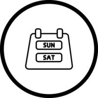 Weekend Getaway Icon Design vector